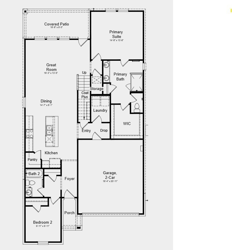 21915 Sam Raburn Drive Tomball, TX 77375 - Photo 31 of 32 First Floor Plan