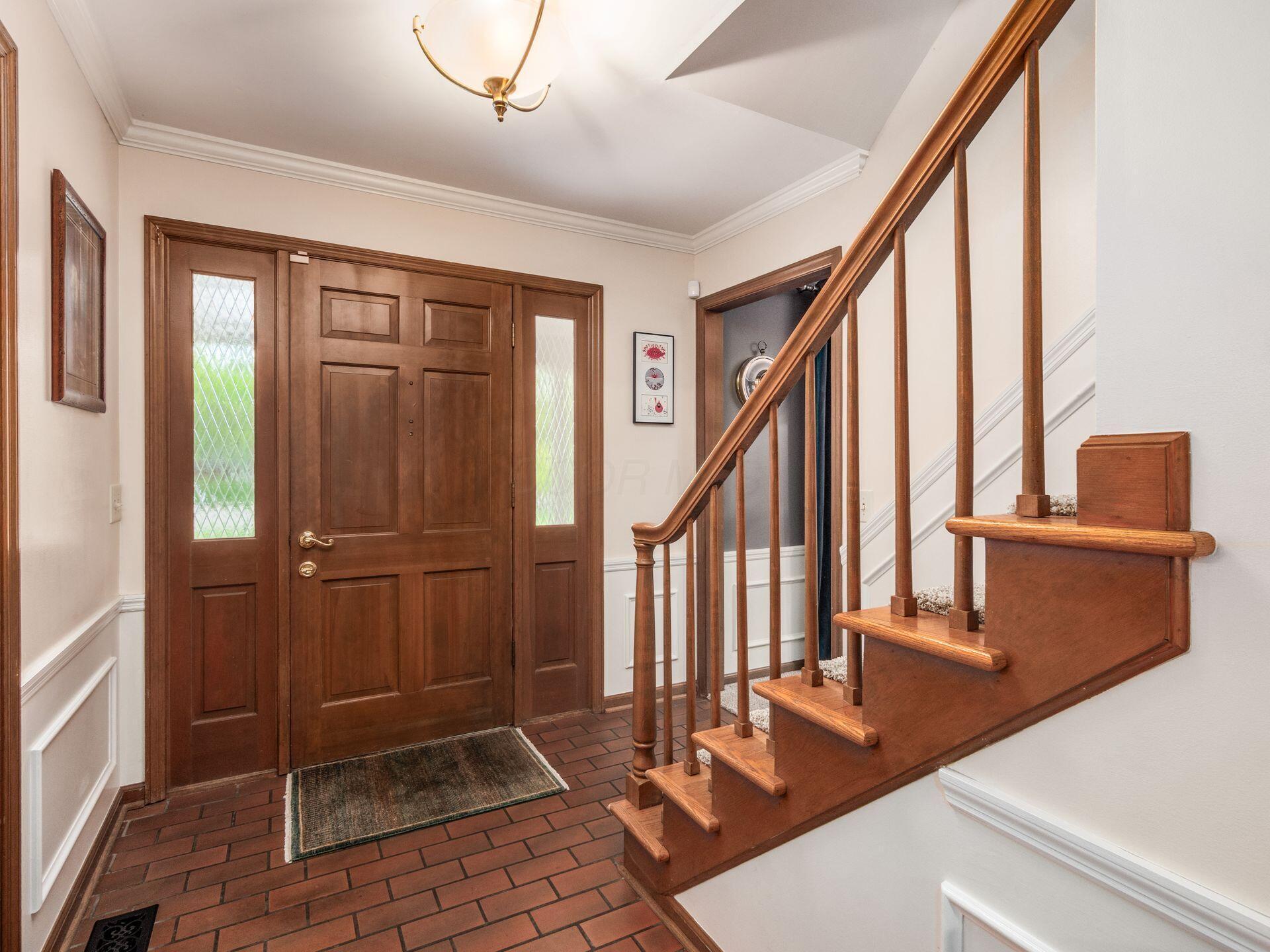 4159 Rowanne Road Columbus, OH 43214 - Photo 47 of 47 Entry hall- center entry floor plan