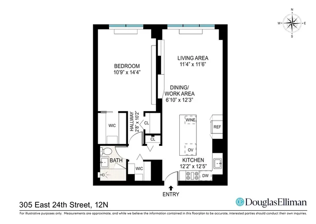 $800,000 | 305 East 24th Street, Unit 12N | Kips Bay