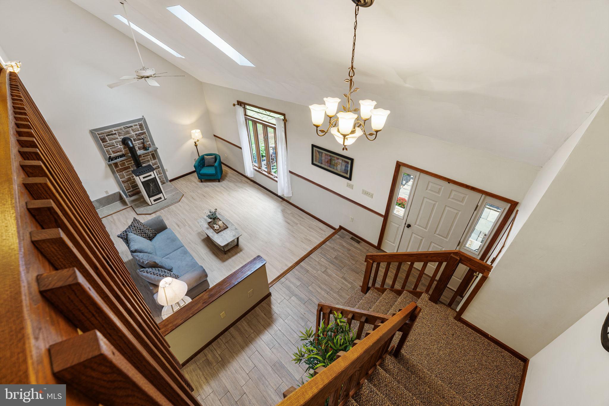 1447 Reed Lane Kintnersville, PA 18930 - Photo 18 of 39 View from stairs