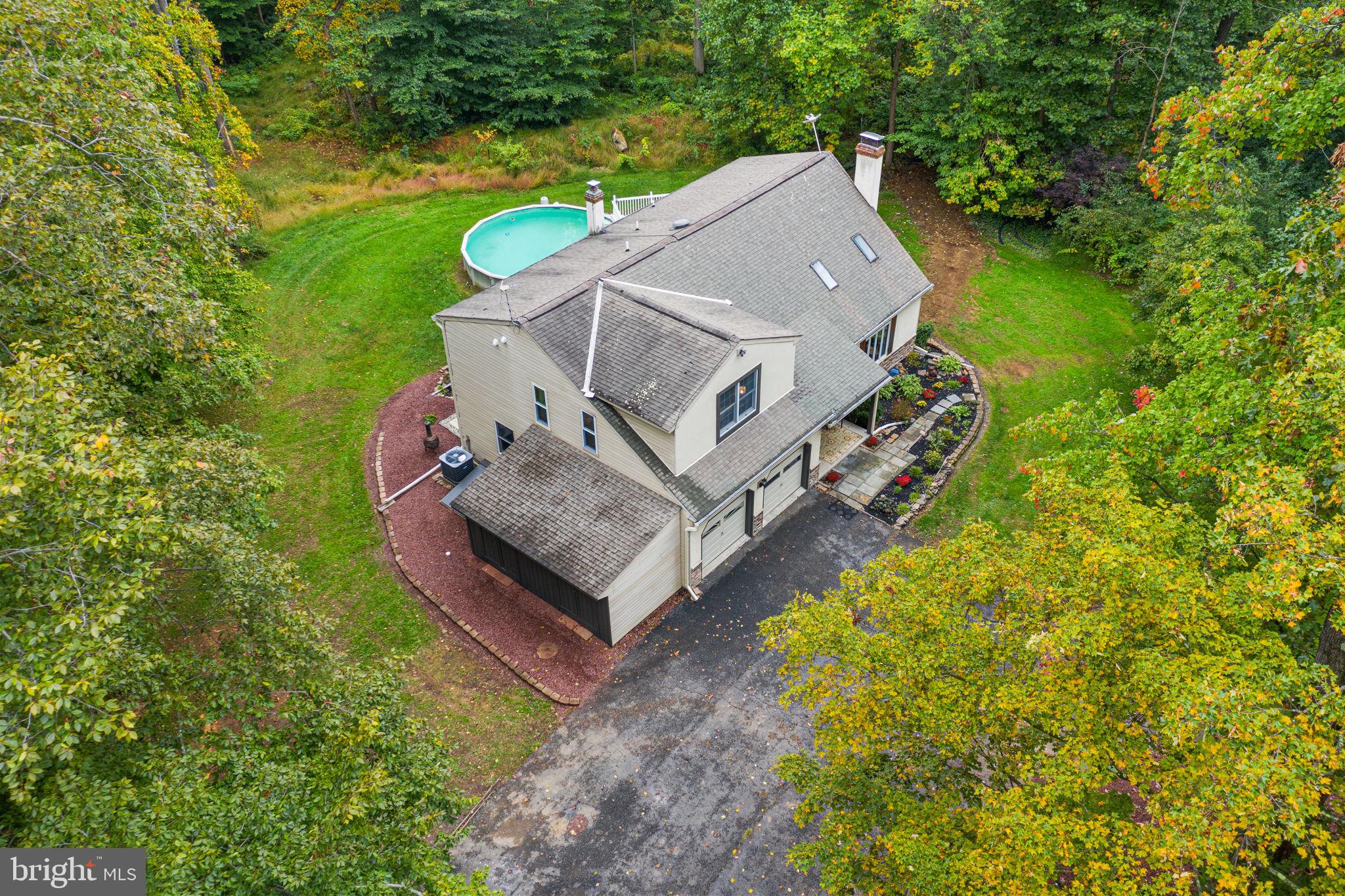 1447 Reed Lane Kintnersville, PA 18930 - Photo 31 of 39 Aerial View