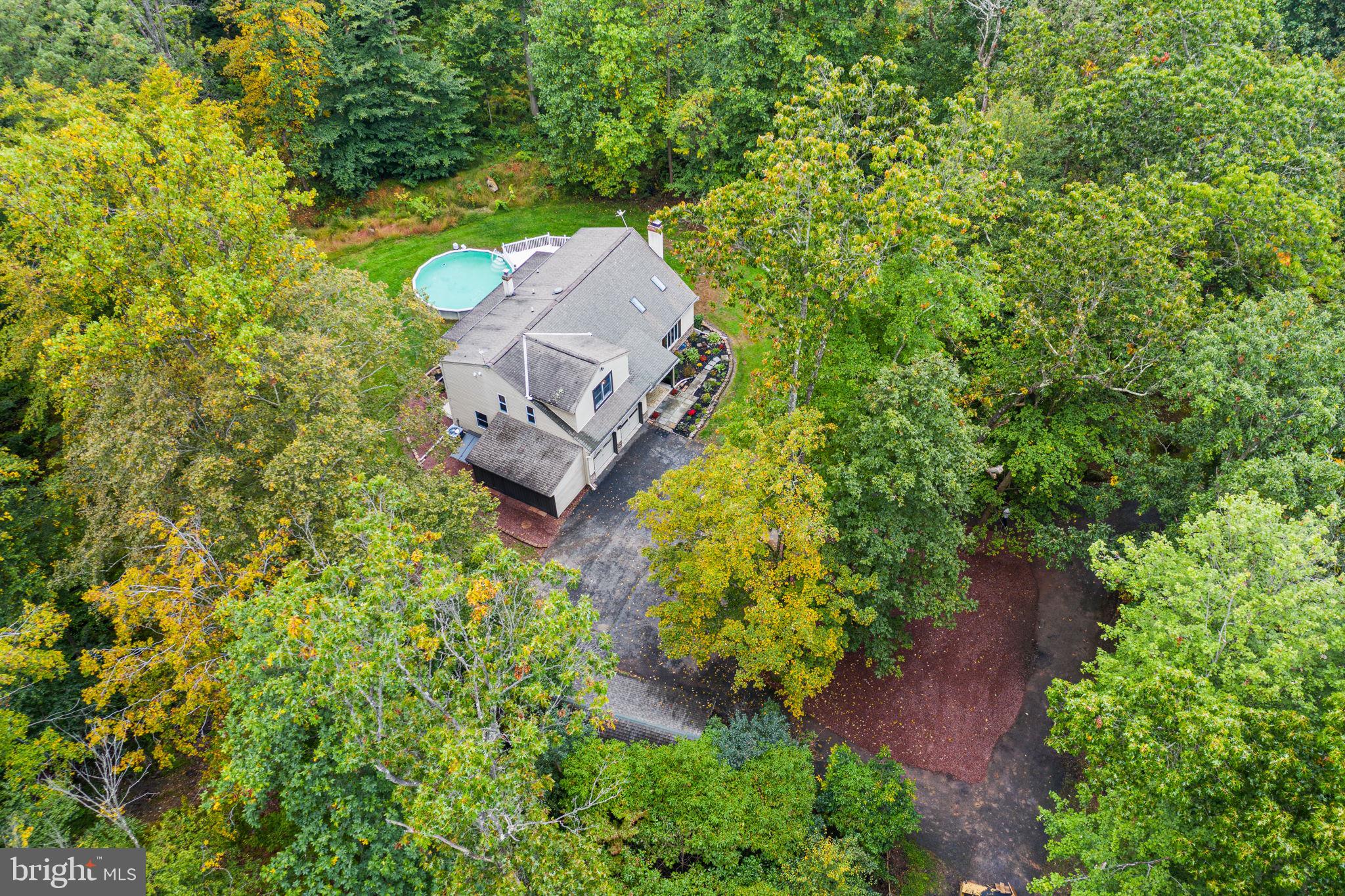 1447 Reed Lane Kintnersville, PA 18930 - Photo 32 of 39 Aerial View