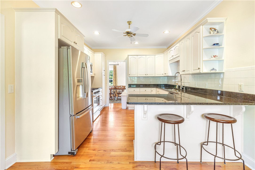3108 Cobbs Way Anderson, SC 29621 - Photo 18 of 44 This bright kitchen features ample counter space and offers an inviting atmosphere for culinary endeavors.