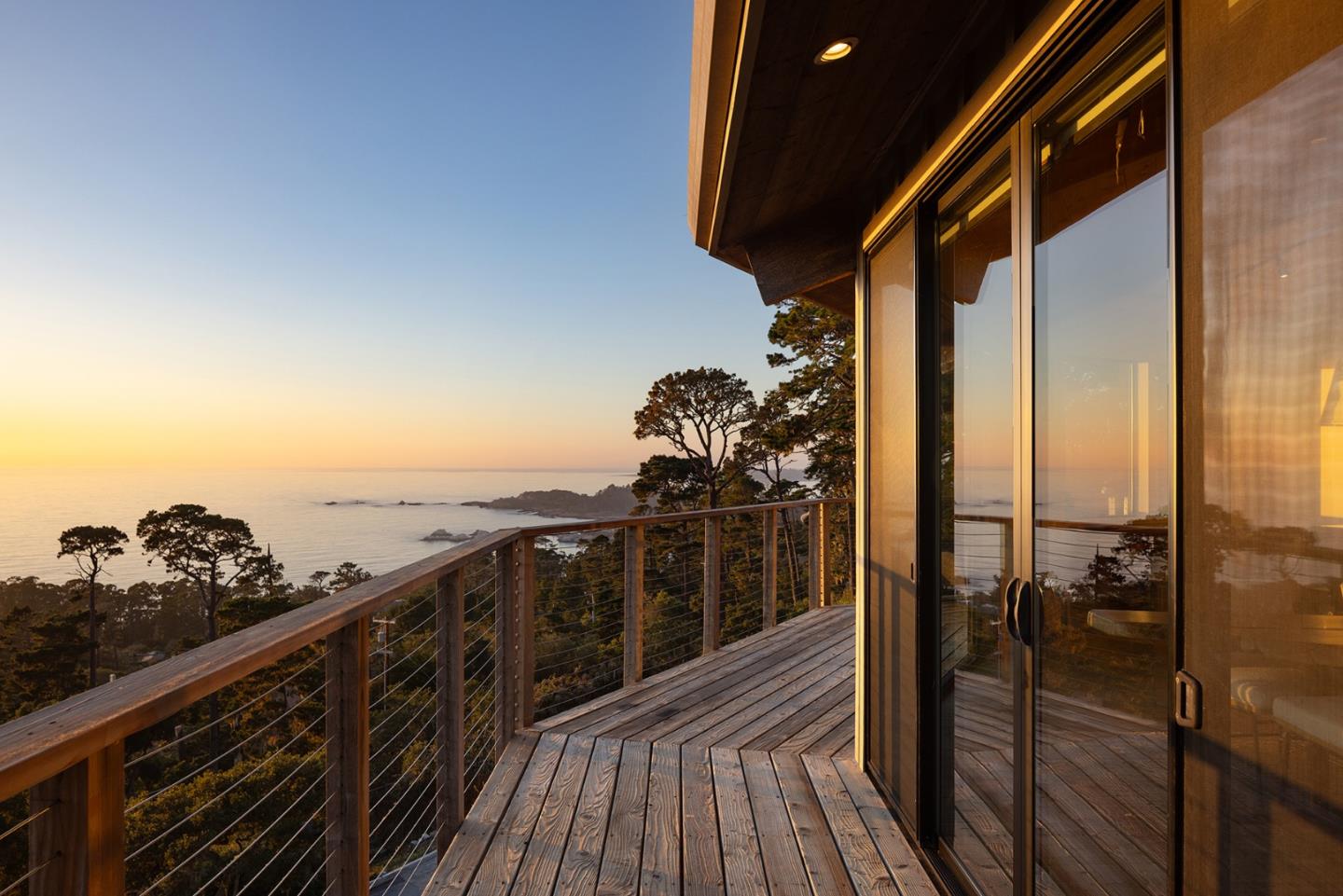 209 Crest Road Carmel, CA 93923 - Photo 30 of 35 a view of a balcony with wooden floor