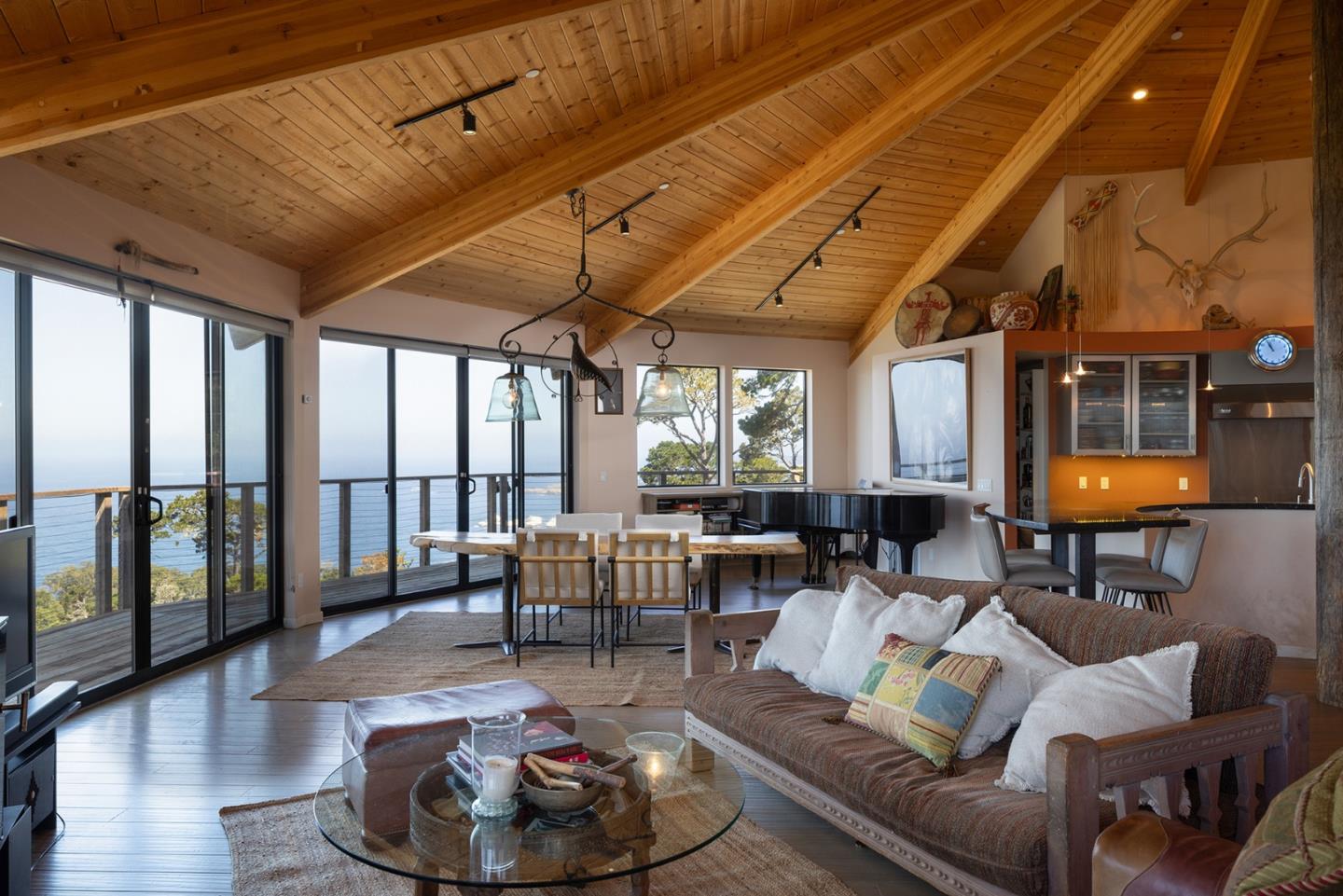209 Crest Road Carmel, CA 93923 - Photo 5 of 35 a living room with furniture and a large window