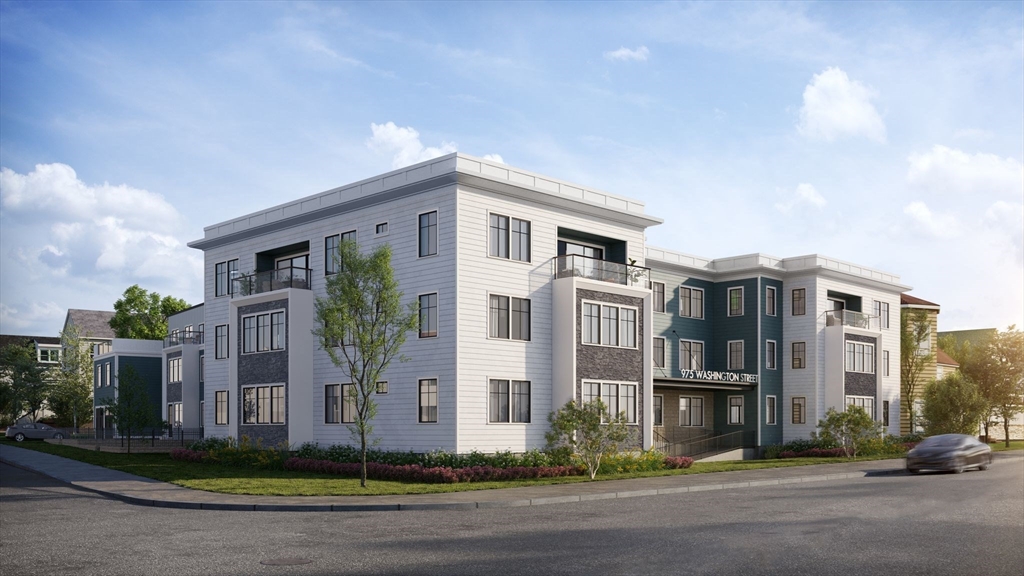 975 Washington Street, Unit 107 Newton, MA 02460 - Photo 2 of 8 a front view of a building with street view