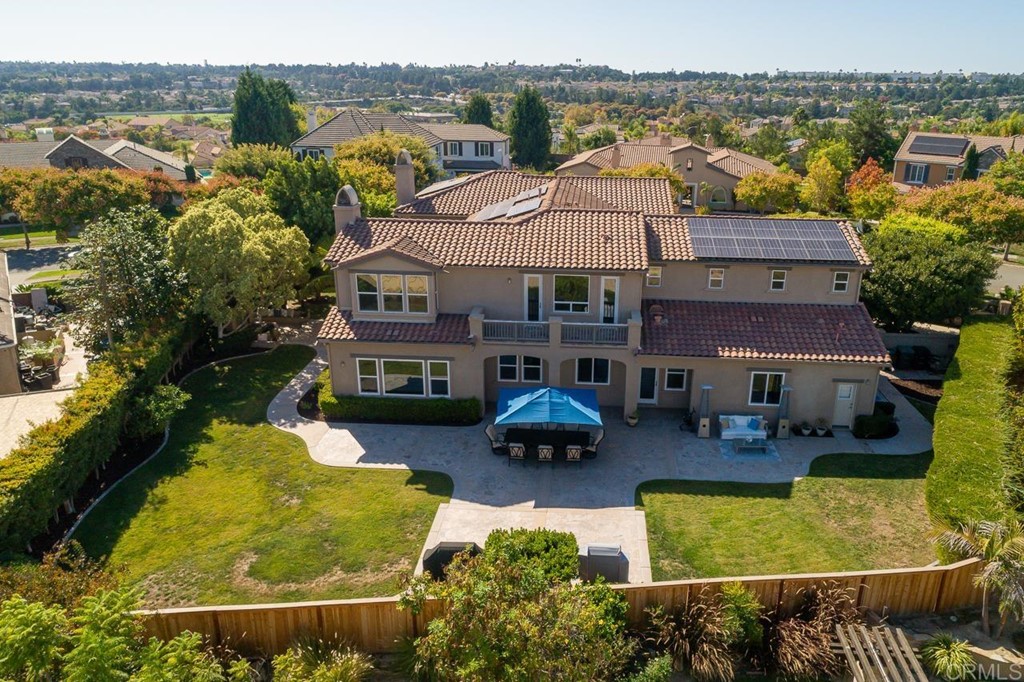 2786 Sutter Ridge Drive Chula Vista, CA 91914 - Photo 57 of 58 an aerial view of a house with swimming pool and ocean view