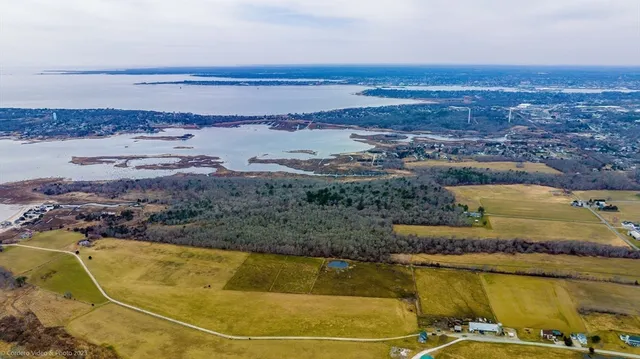a view of a swimming pool and an ocean view