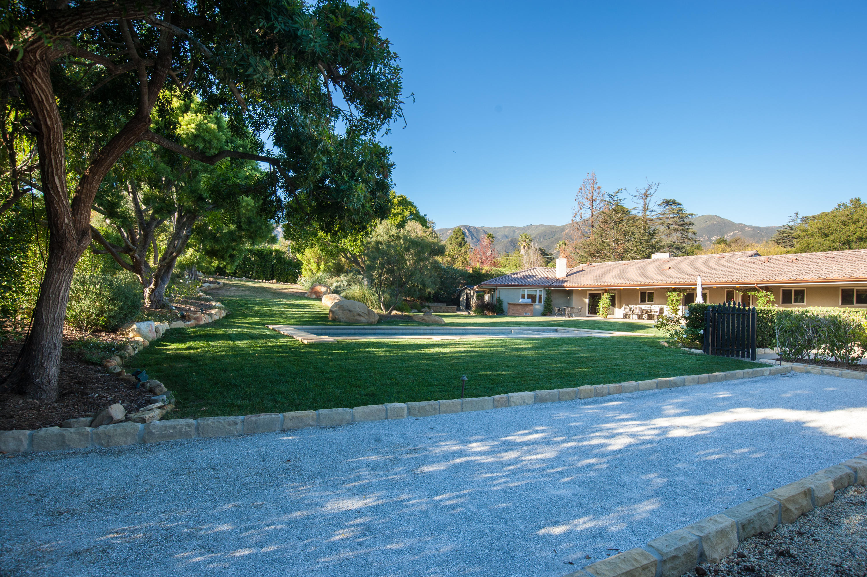 2698 Sycamore Canyon Road Santa Barbara, CA 93108 - Photo 2 of 21 Bocce Ball Court