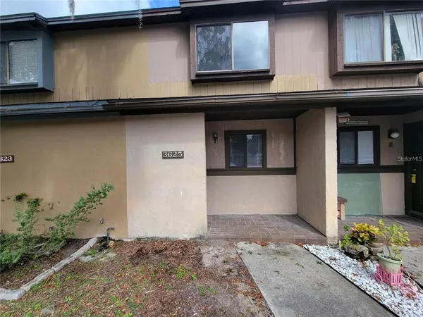 a front view of house