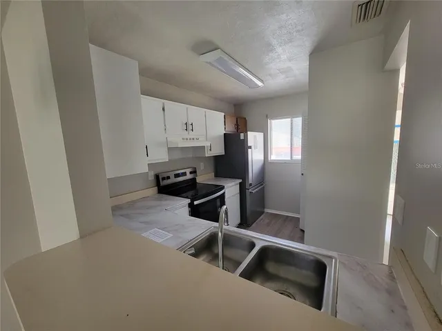 a room with furniture