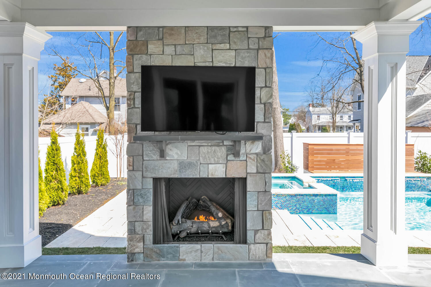 9 Allen Street Rumson, NJ 07760 - Photo 30 of 34 outdoor fp