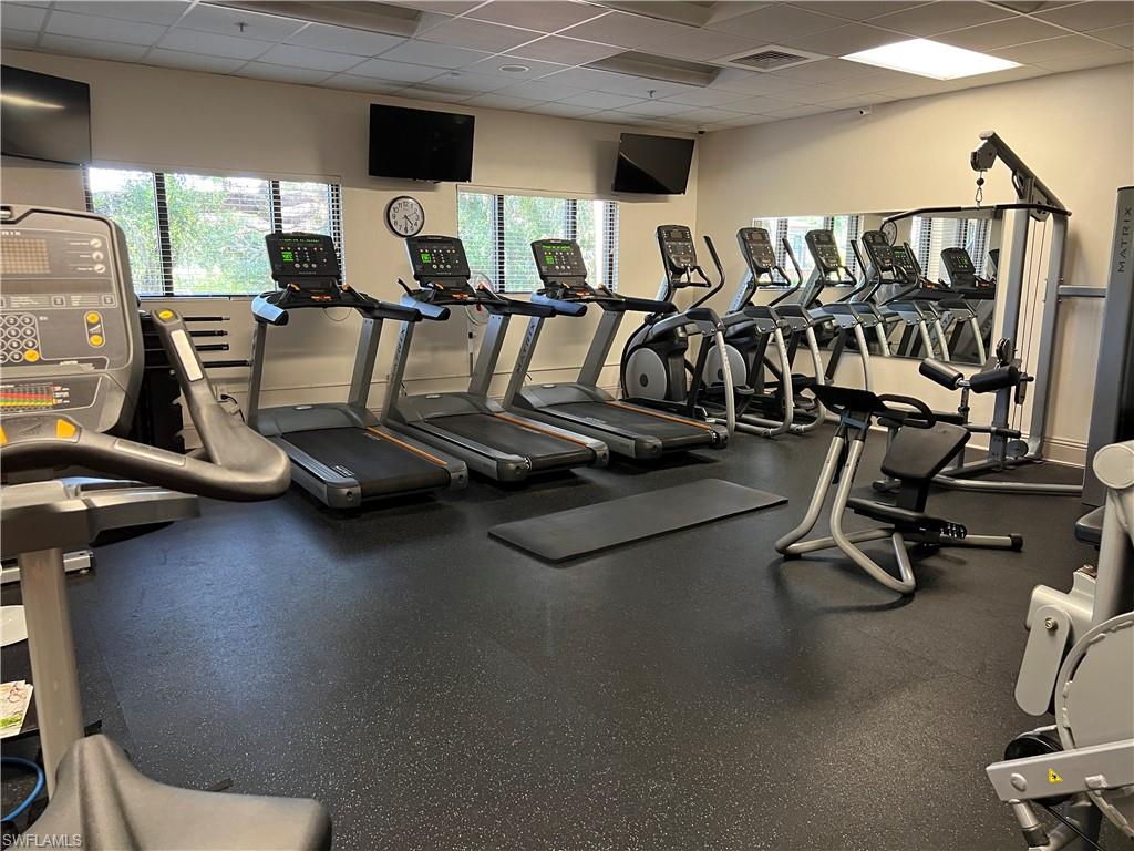 20771 Persimmon Place Estero, FL 33928 - Photo 42 of 50 a view of a room with gym equipment