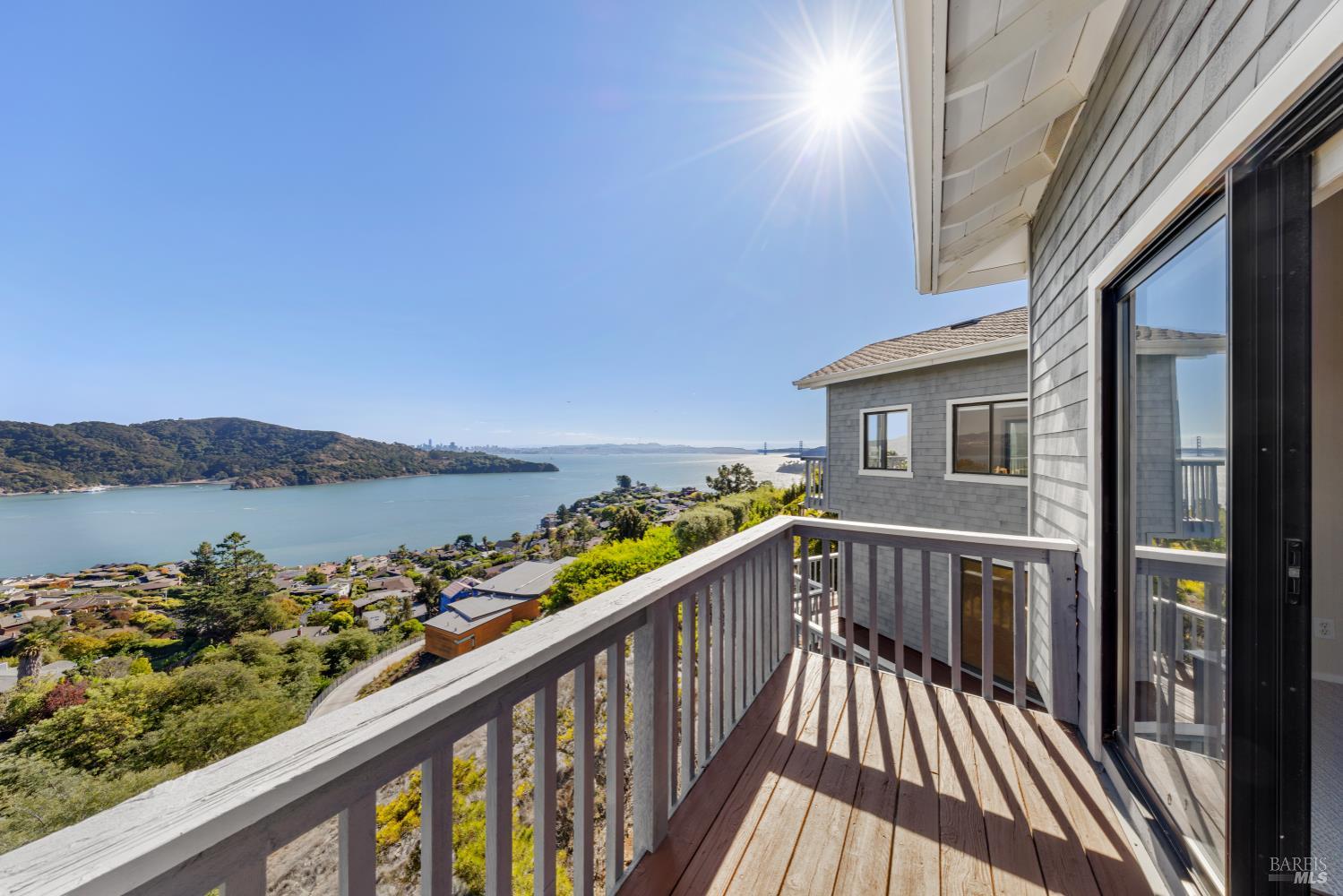 500 Ridge Road Tiburon, CA 94920 - Photo 23 of 42 a view of a balcony with lake view