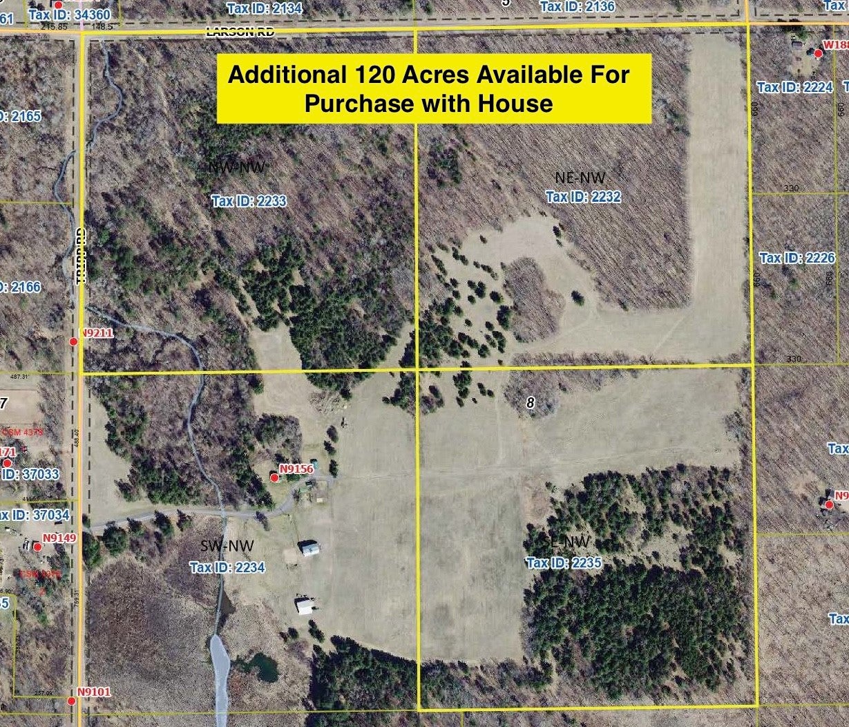 9156 Tripp Road Springbrook, WI 54875 - Photo 3 of 59 Additional 120 Acres Available