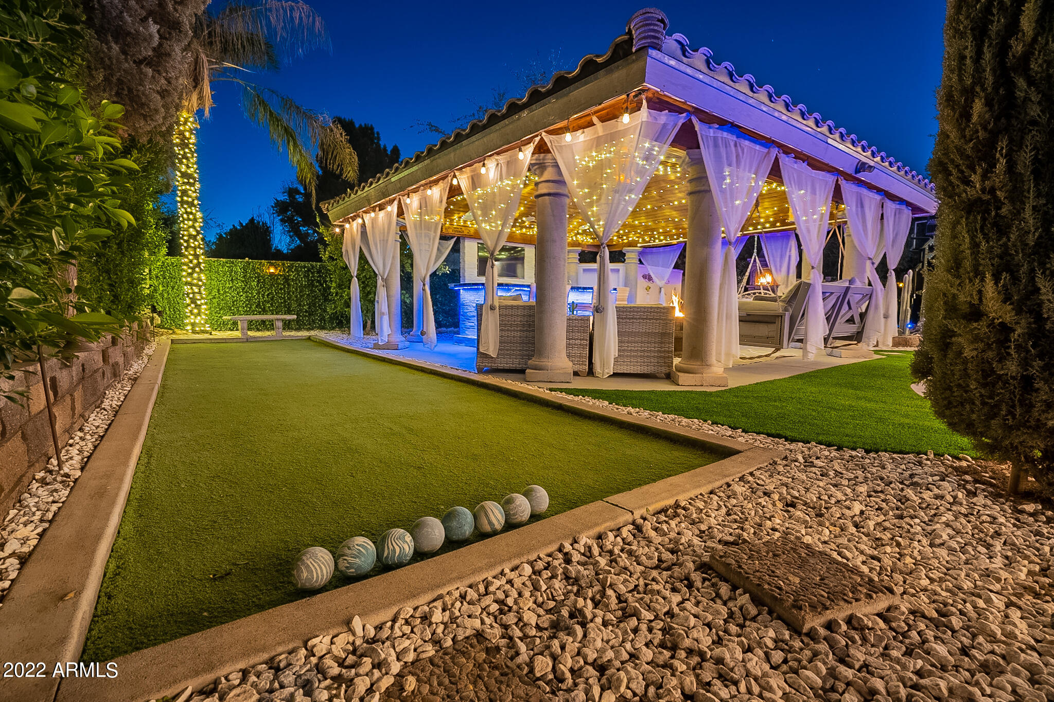 4611 East Desperado Road Gilbert, AZ 85297 - Photo 110 of 125 Nighttime Bocce Fun