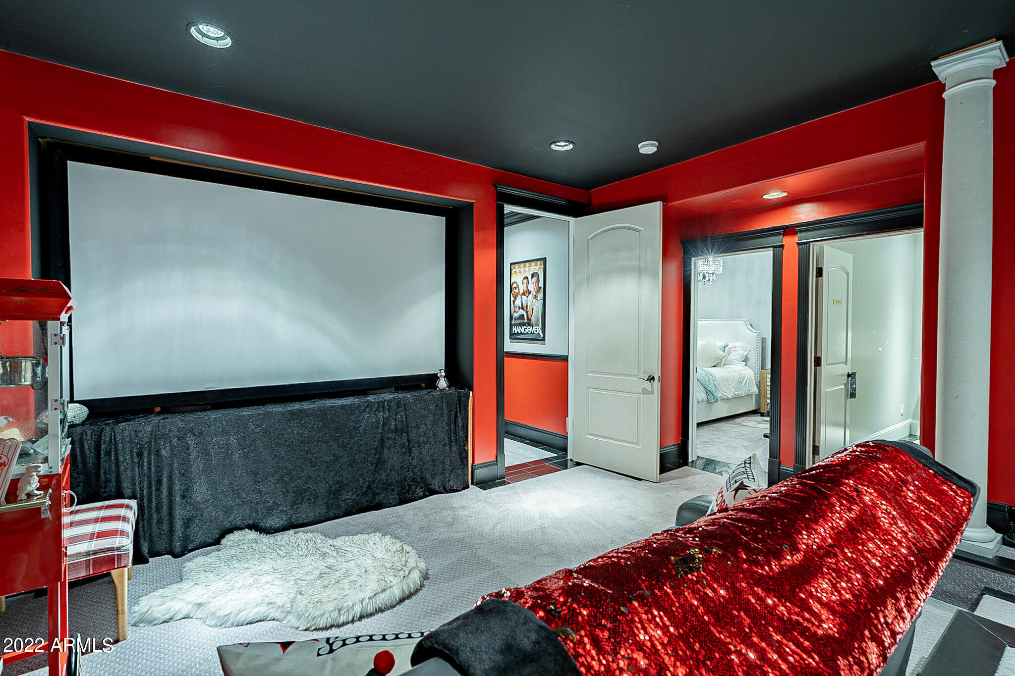 4611 East Desperado Road Gilbert, AZ 85297 - Photo 64 of 125 Home Theater Room Looking at the 2 Bedro