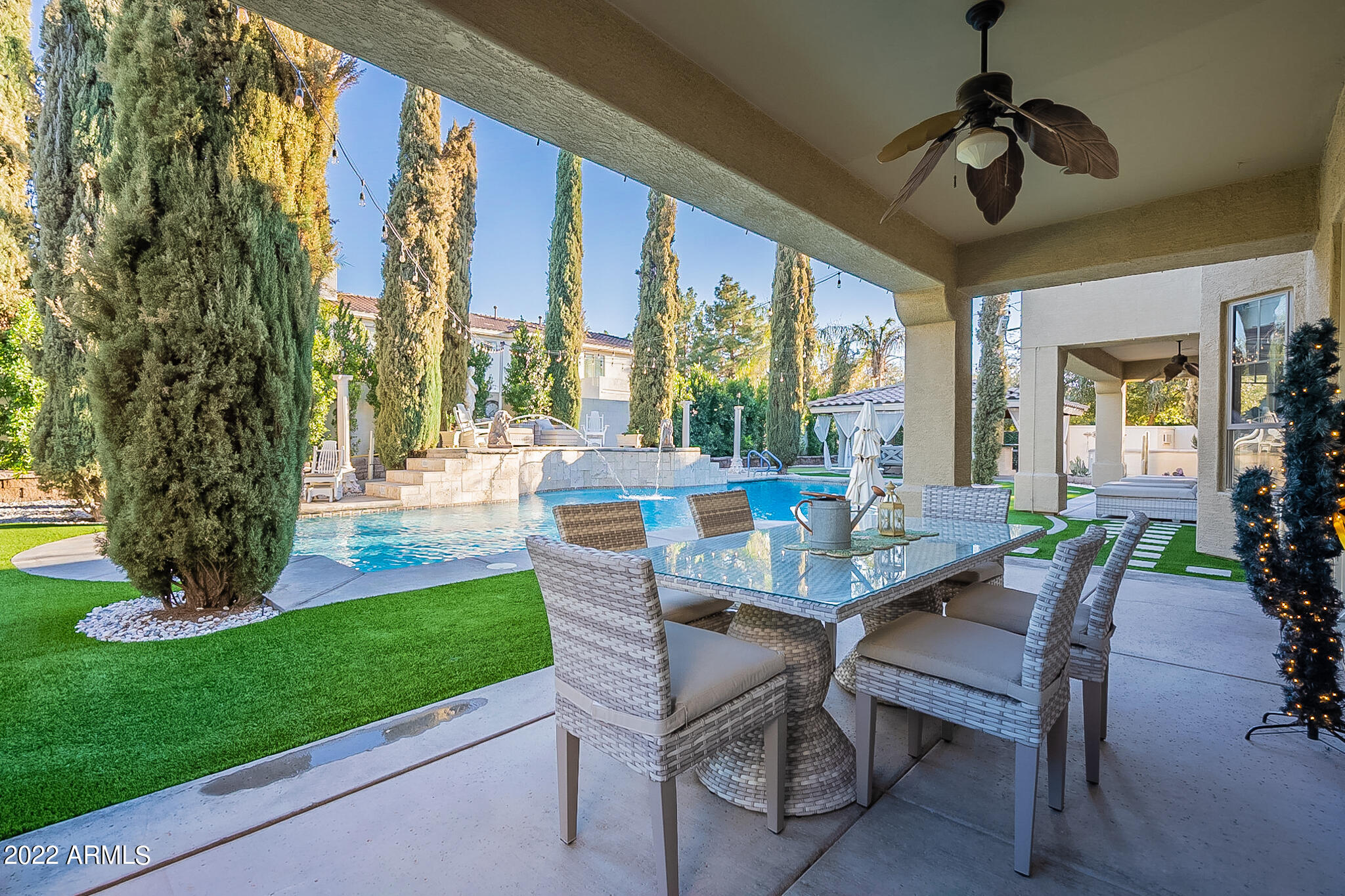 4611 East Desperado Road Gilbert, AZ 85297 - Photo 69 of 125 Outside Dining Table-Pool