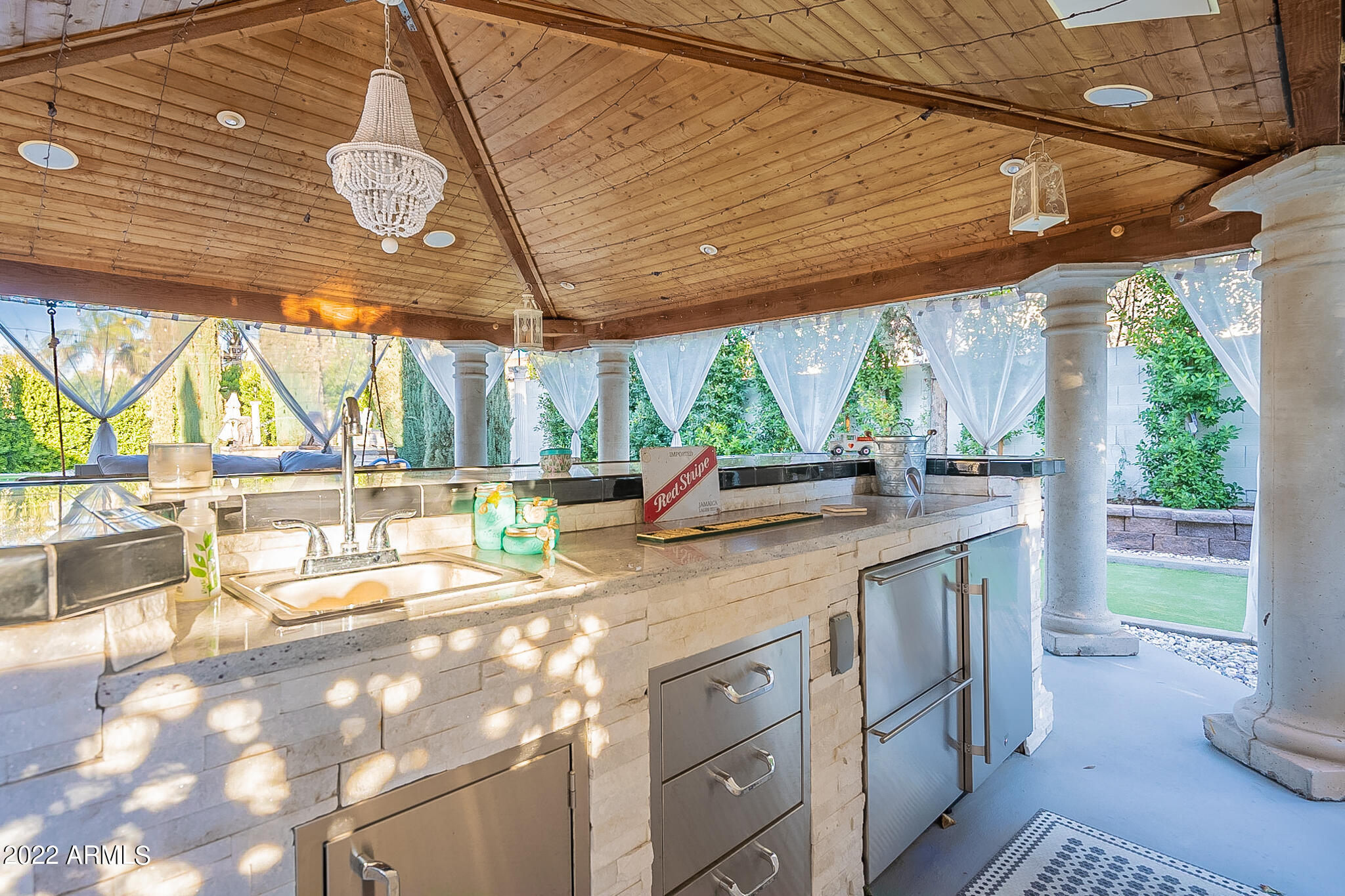 4611 East Desperado Road Gilbert, AZ 85297 - Photo 84 of 125 Gazebo Built In Bar with High End Outdoo