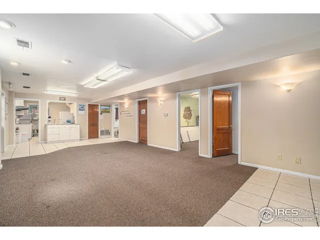 a view of an empty room