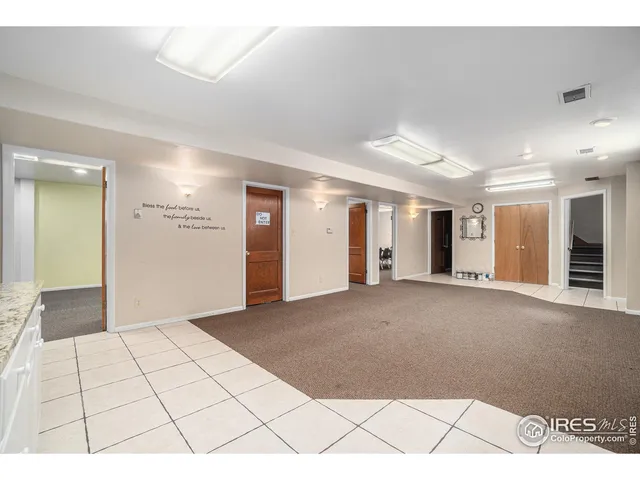 a view of an empty room