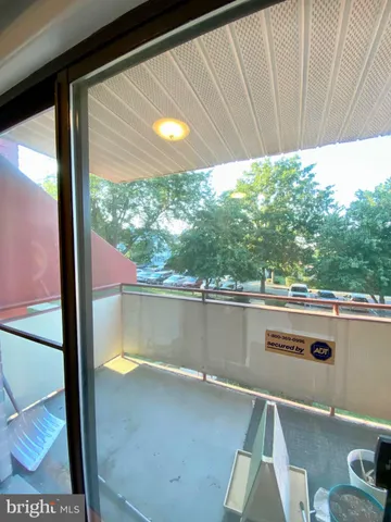 a view of balcony with outer view