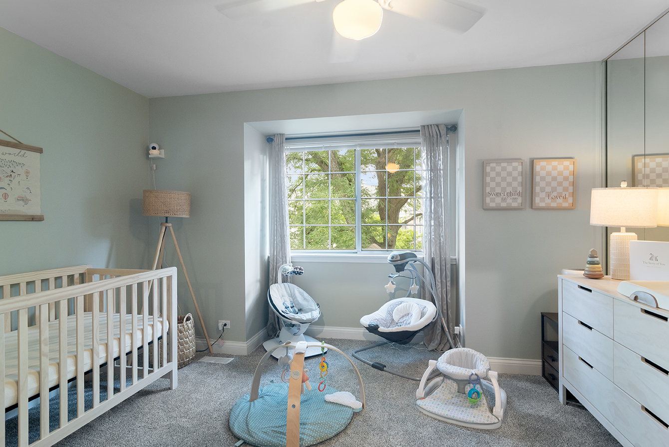 2833 Belle Lane, Unit 2833 Schaumburg, IL 60193 - Photo 19 of 23 a bedroom with furniture and a window