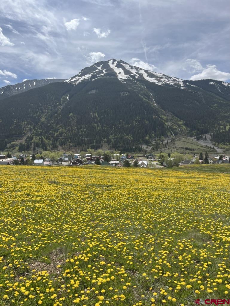 a view of ocean view with mountains in the background