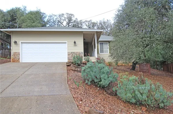 a view of a garage with wooden walls