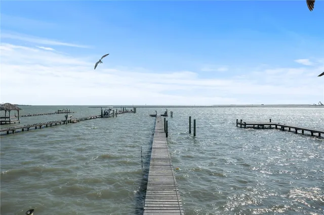 a view of an ocean beach