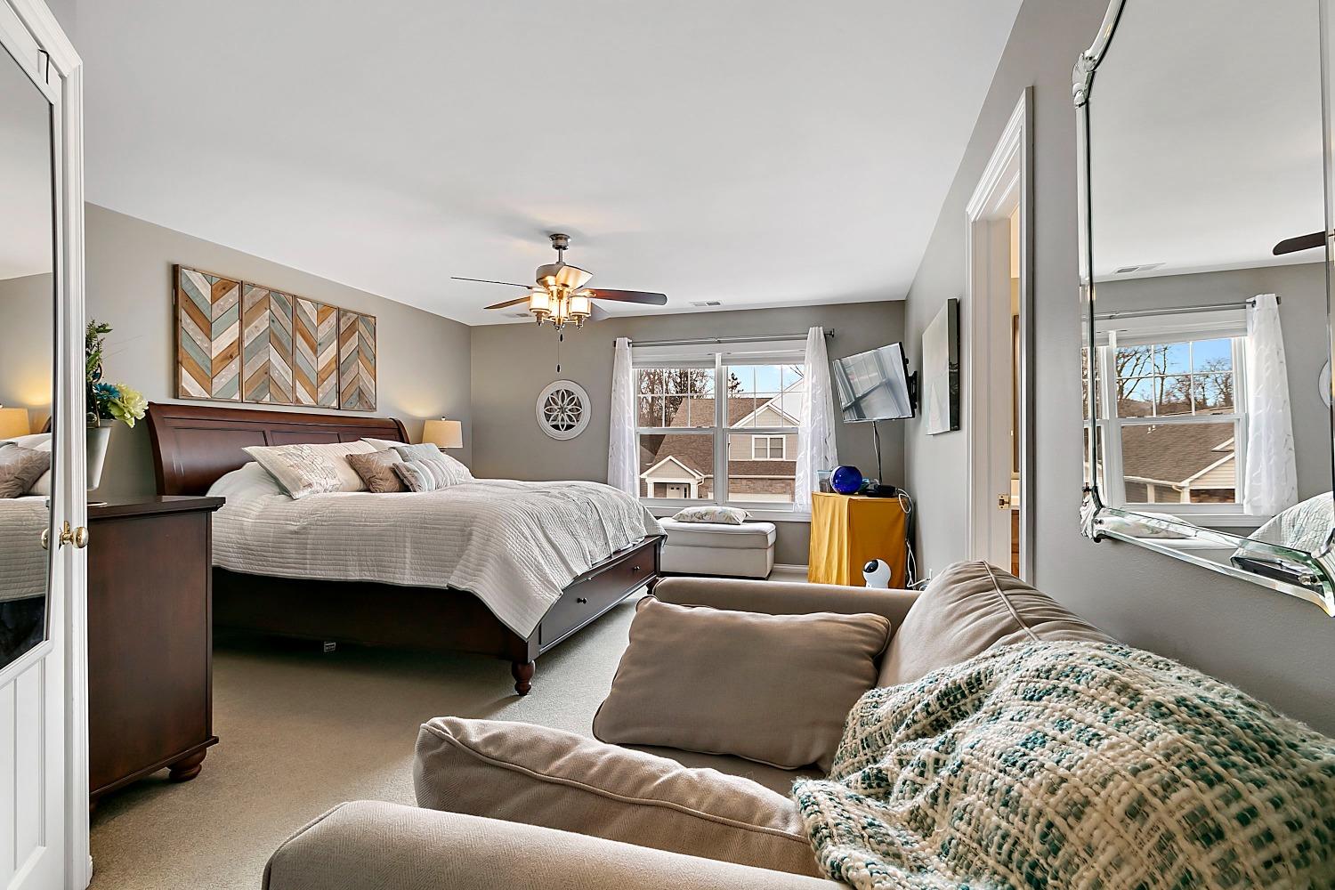 365 Cottage View Terrace Valparaiso, IN 46383 - Photo 11 of 17 a bedroom with a bed couch and window