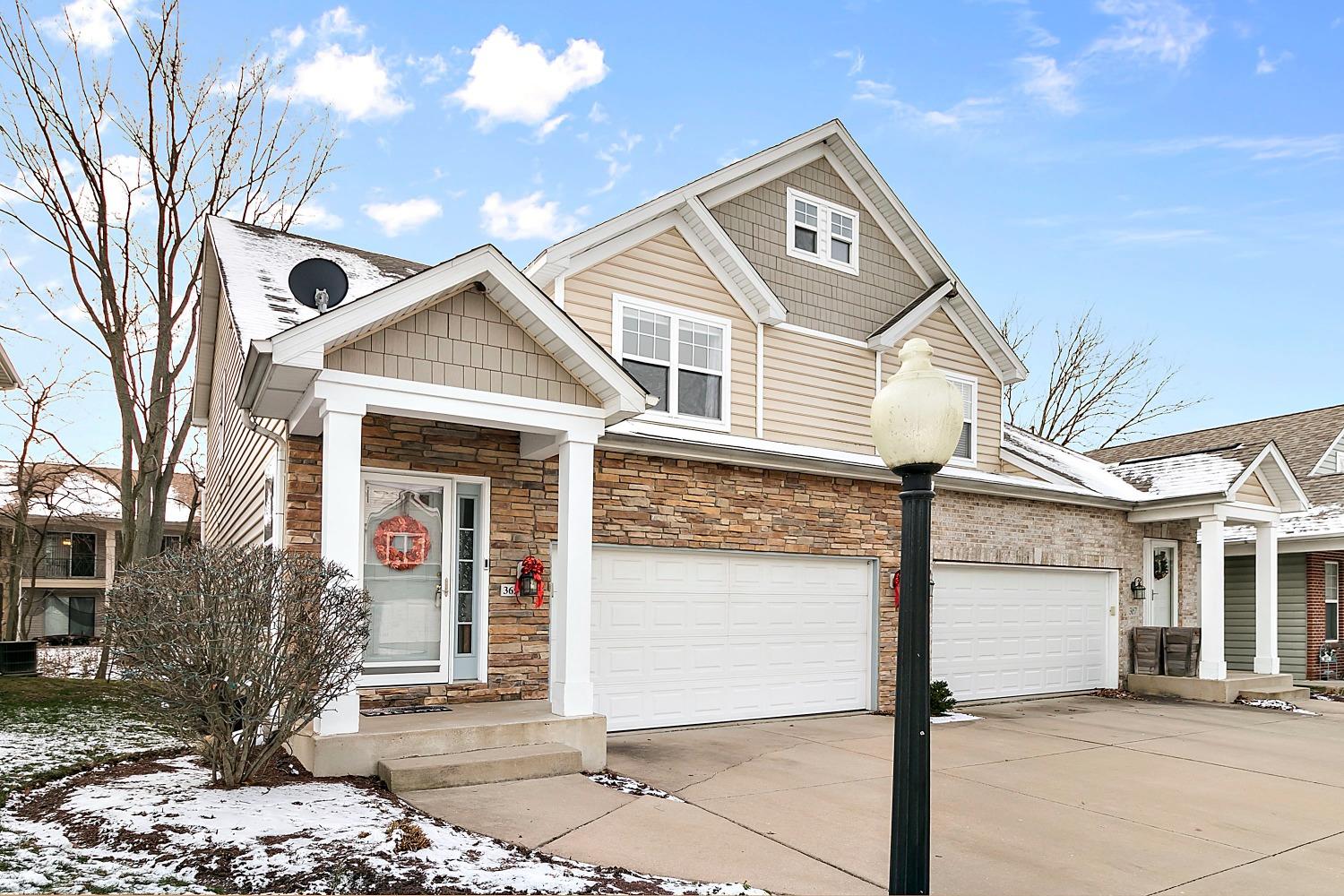 365 Cottage View Terrace Valparaiso, IN 46383 - Photo 2 of 17 a front view of a house with a yard