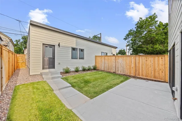 a view of a car park in front of building