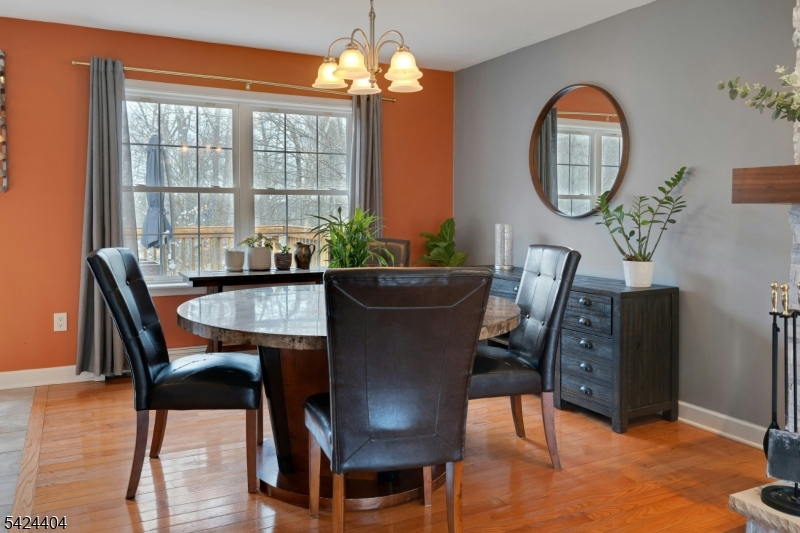 4 Andover Mohawk Road Sparta, NJ 07871 - Photo 12 of 35 a view of a dining room with furniture window and wooden floor