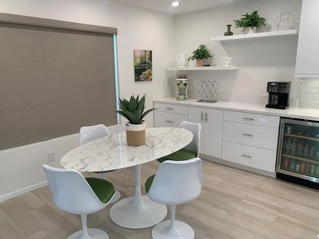 a view of lake from a window