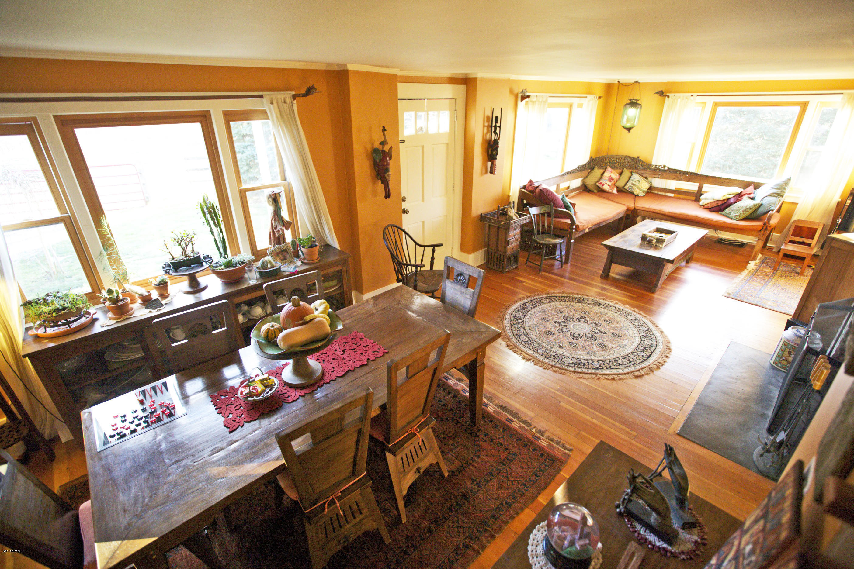 1286 Monterey Road Otis, MA 01253 - Photo 14 of 43 a view of a dining room with furniture window and outside view