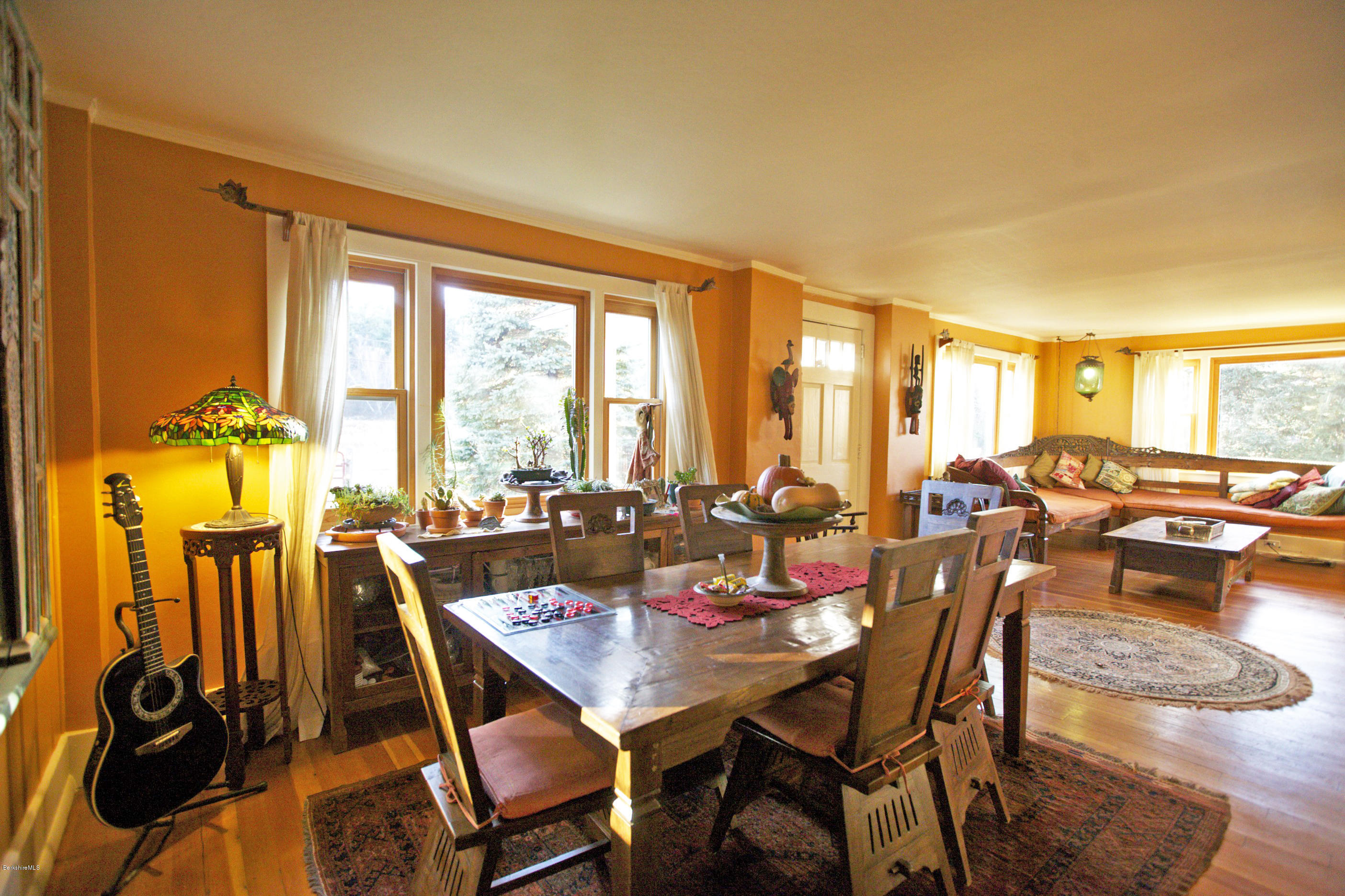 1286 Monterey Road Otis, MA 01253 - Photo 15 of 43 a view of a dining room with furniture window and outside view