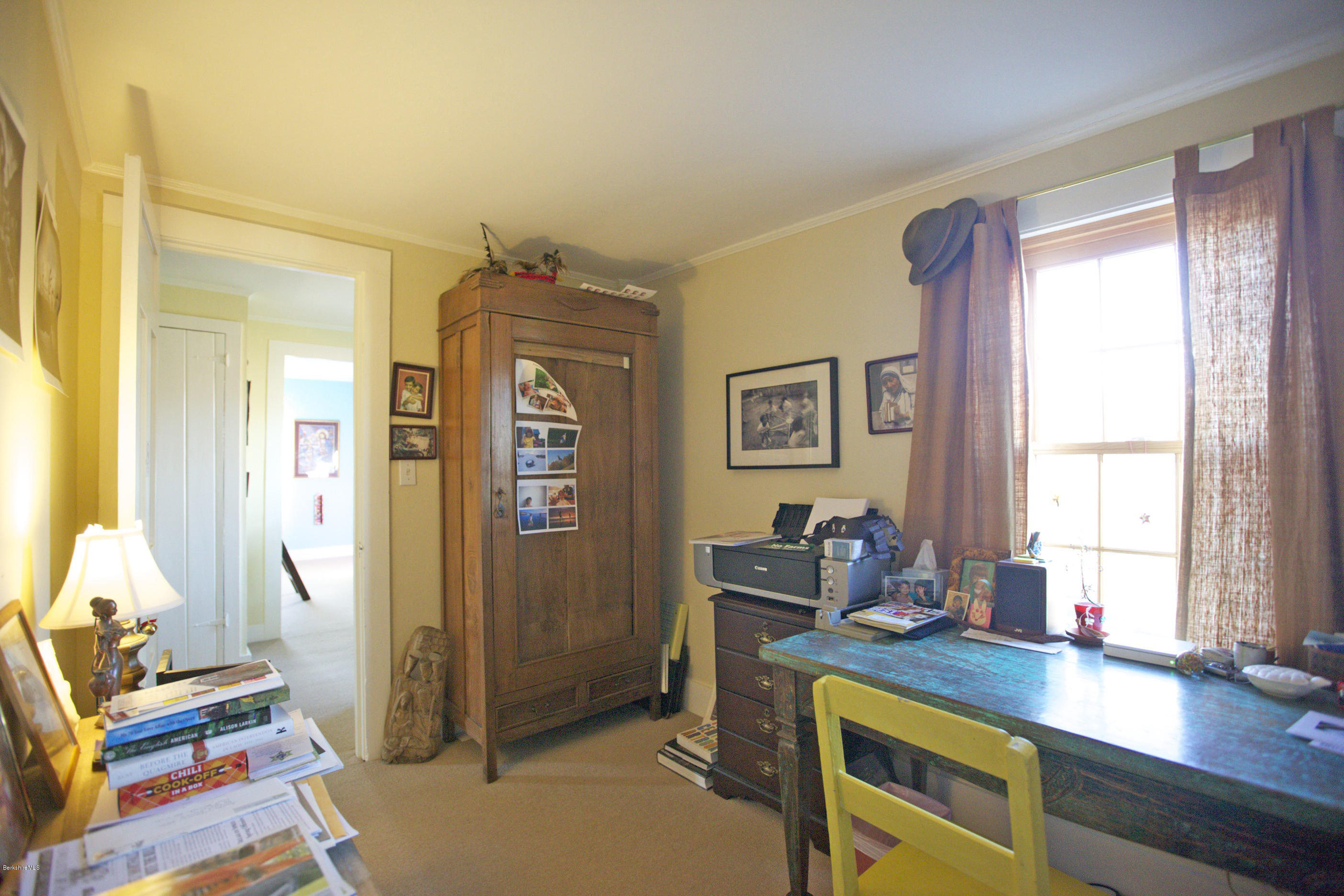 1286 Monterey Road Otis, MA 01253 - Photo 25 of 43 a view of a workspace with furniture and a window