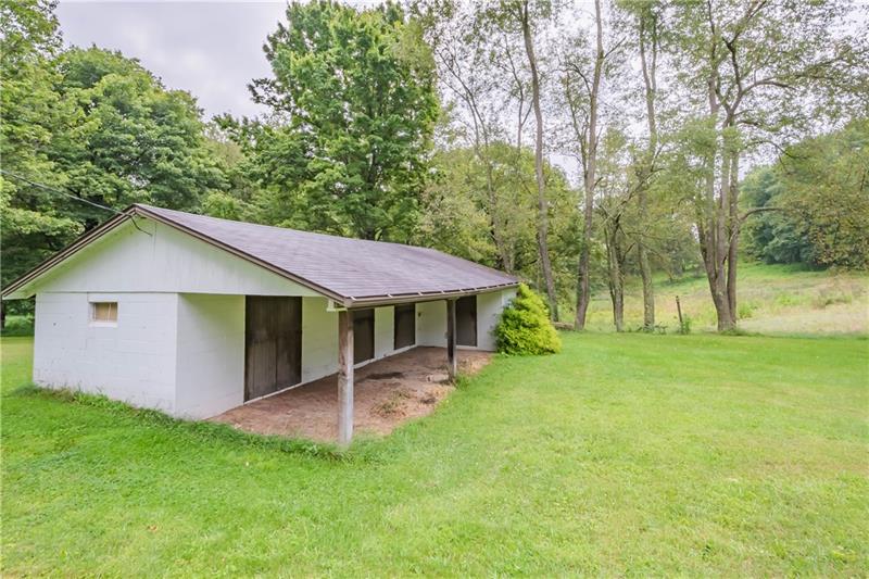 2016 Bushy Run Road Jeannette, PA 15644 - Photo 22 of 25 The three horse stable and tack is conveniently located below the driveway on a flat part of the property. It could function as a variety of things, including but not limited to a storage shed, workshop, "she shed", or potential pool house if one were to be added.