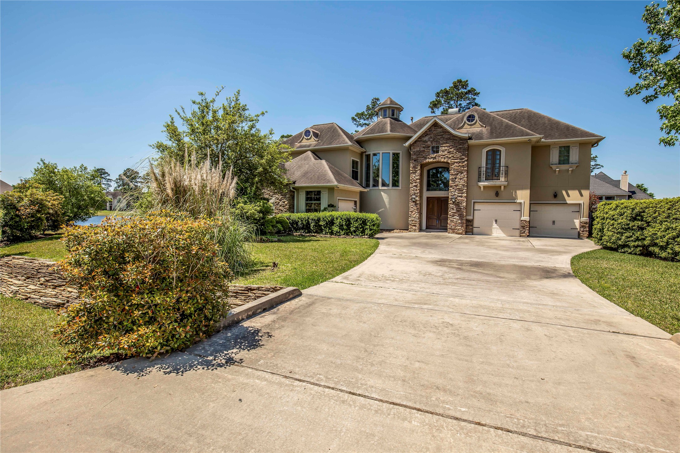 25219 Hideaway Run Drive Spring, TX 77389 - Photo 3 of 45 a view of a house with a yard