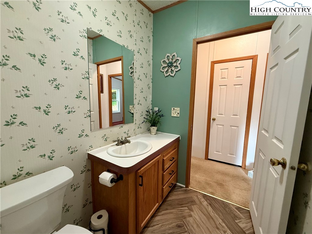 304 The Mulberry Cove Road Boone, NC 28607 - Photo 26 of 45 a bathroom with a sink a toilet and shower