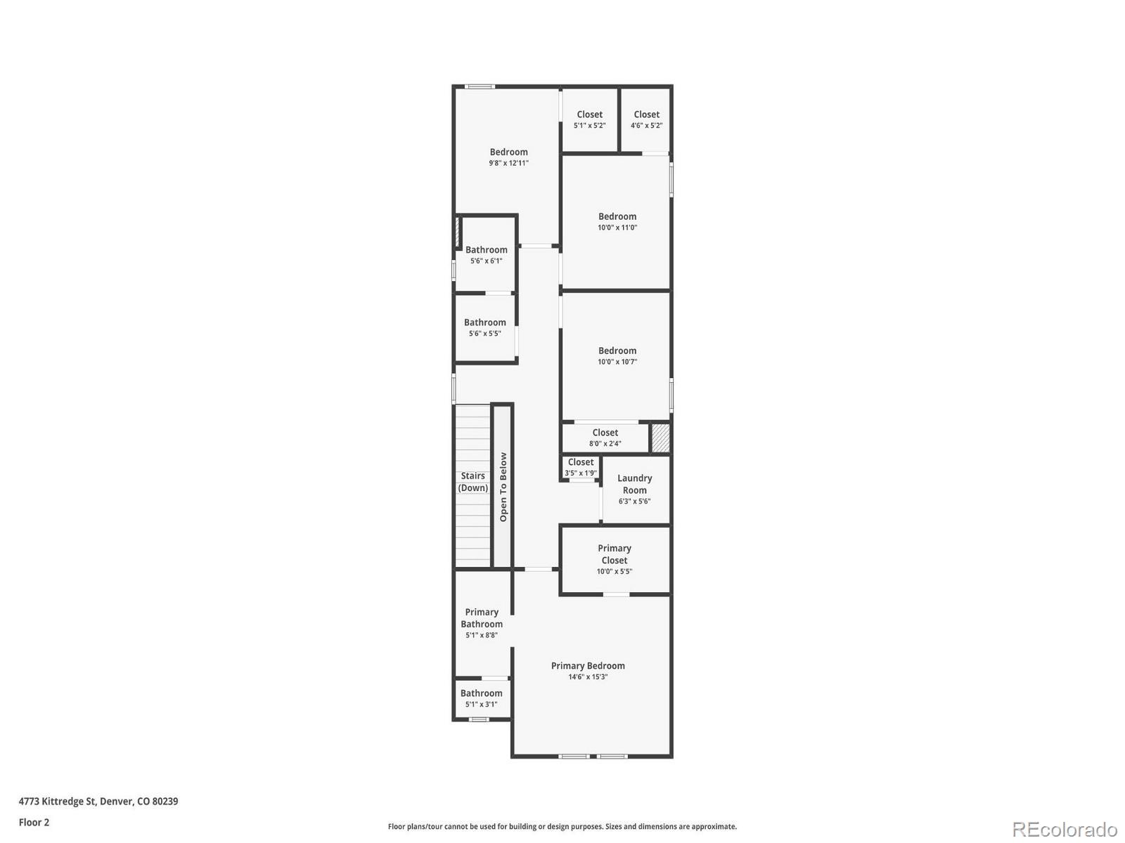 4773 Kittredge Street Denver, CO 80239 - Photo 30 of 32 a picture of a floor plan
