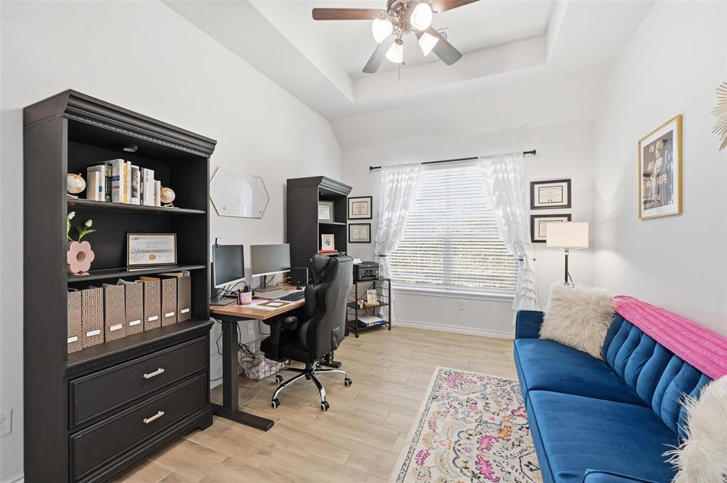 4425 Dandelion Lane Midlothian, TX 76065 - Photo 6 of 40 a view of a workspace with furniture and a window