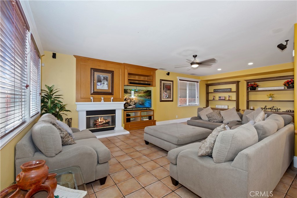 9609 Heartland Place Rancho Cucamonga, CA 91730 - Photo 19 of 48 Family Room with Fireplace