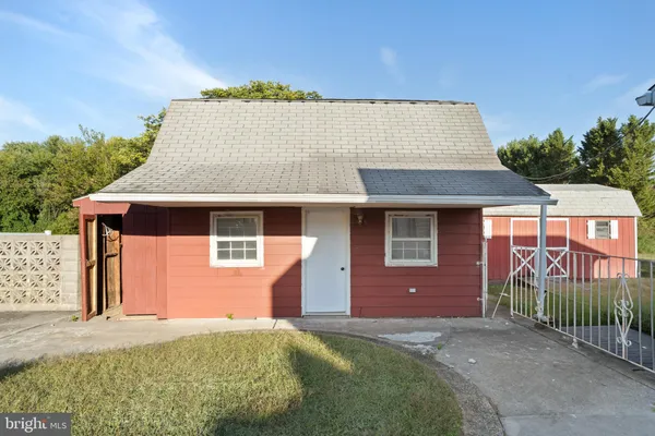 front view of a house with a garage