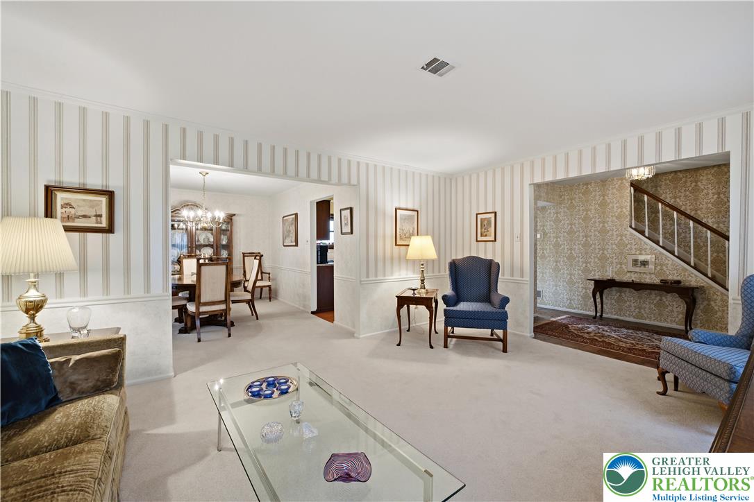 1700 Brandywine Road Allentown, PA 18104 - Photo 5 of 48 a living room with furniture and a fireplace