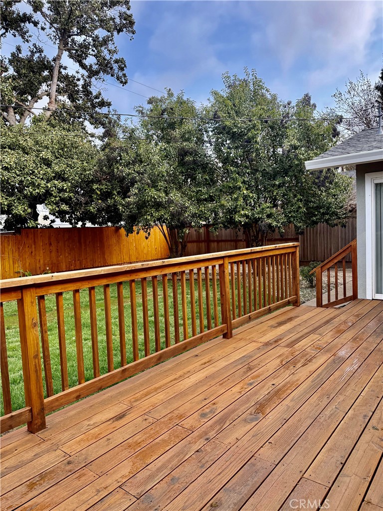 1094 Rey Circle Chico, CA 95926 - Photo 6 of 30 a view of balcony with wooden floor and fence