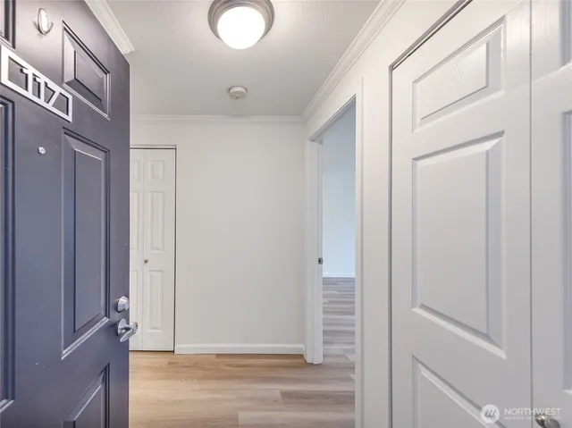 a view of front door