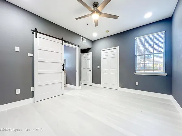 a close view of closet