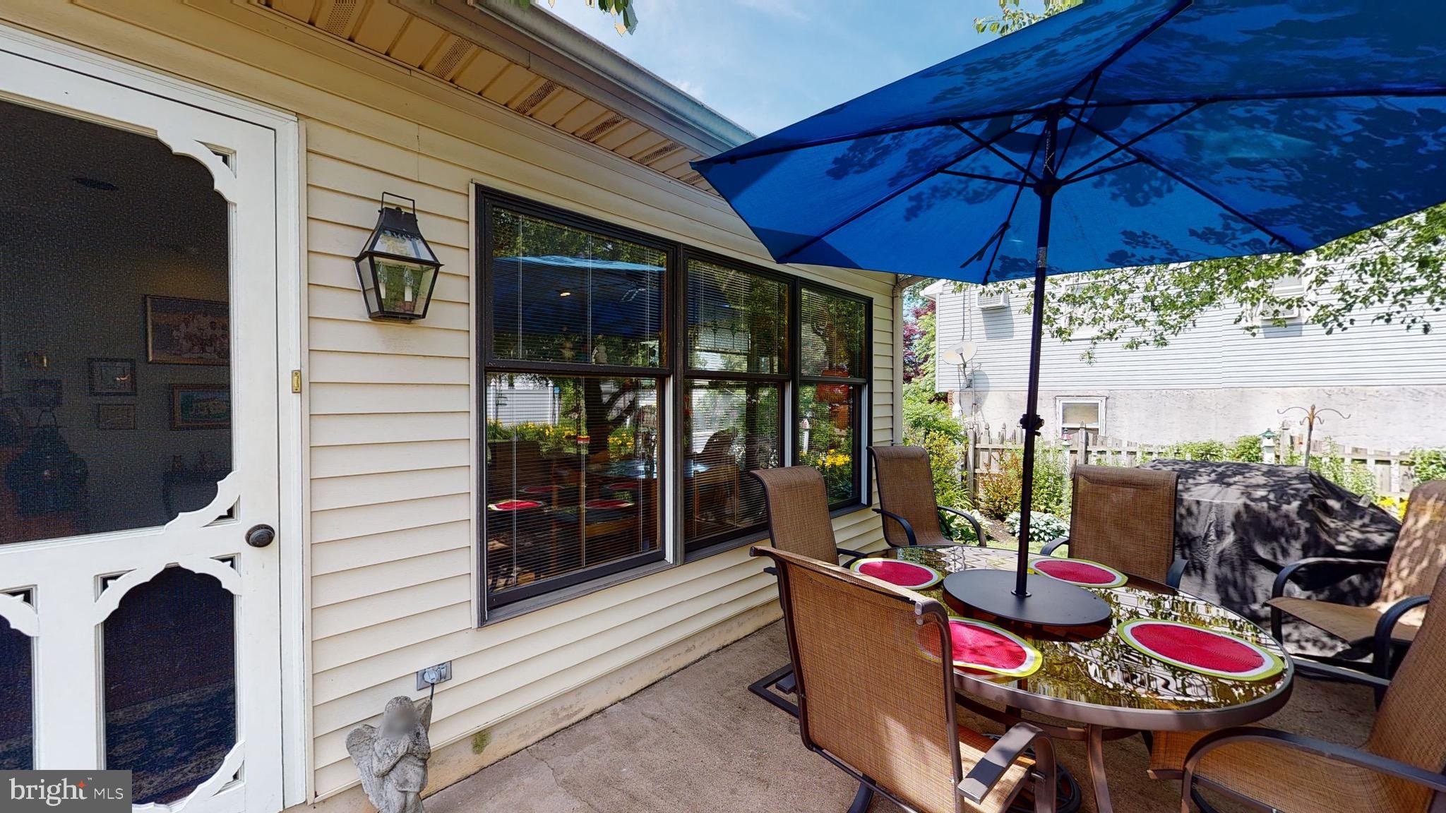 402 East Reliance Road Souderton, PA 18964 - Photo 29 of 77 The patio just off of the sunroom!